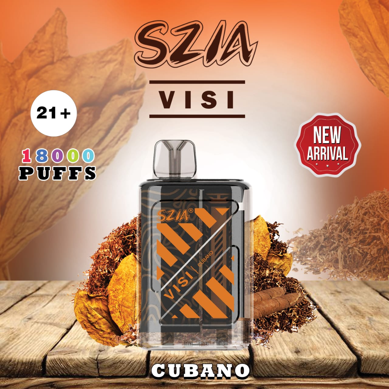 SZIA Visi 18000 Puffs Disposable Vape In all over UAE
