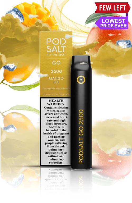 POD SALT Go Disposable 2500 Puffs | Vape king Emirates |