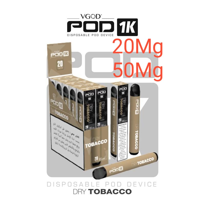 Vgod Pod 1k 1500 Puffs Disposable Vape In UAE