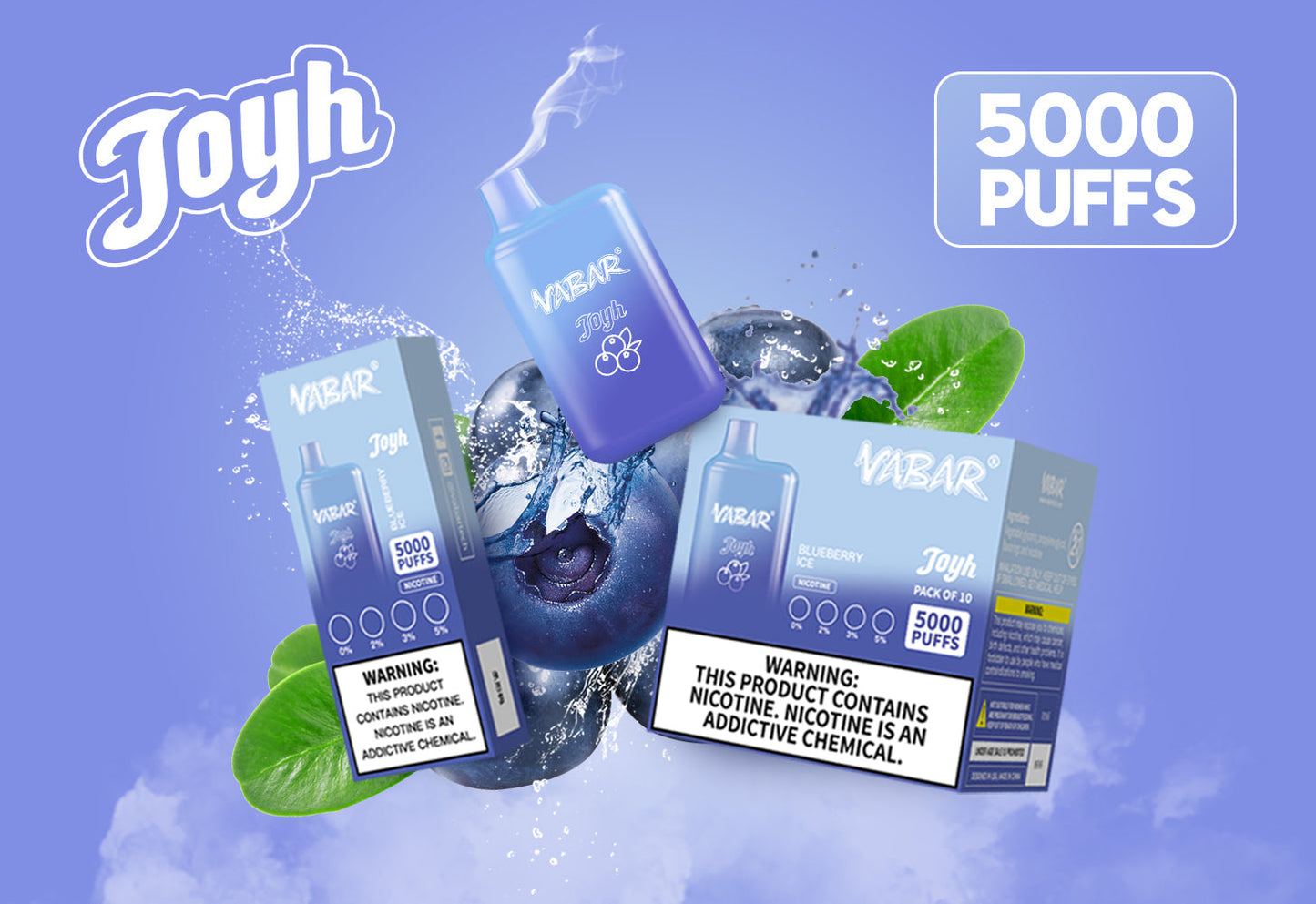 VABAR JOYH 5000 PUFFS DISPOSABLE VAPE in UAE