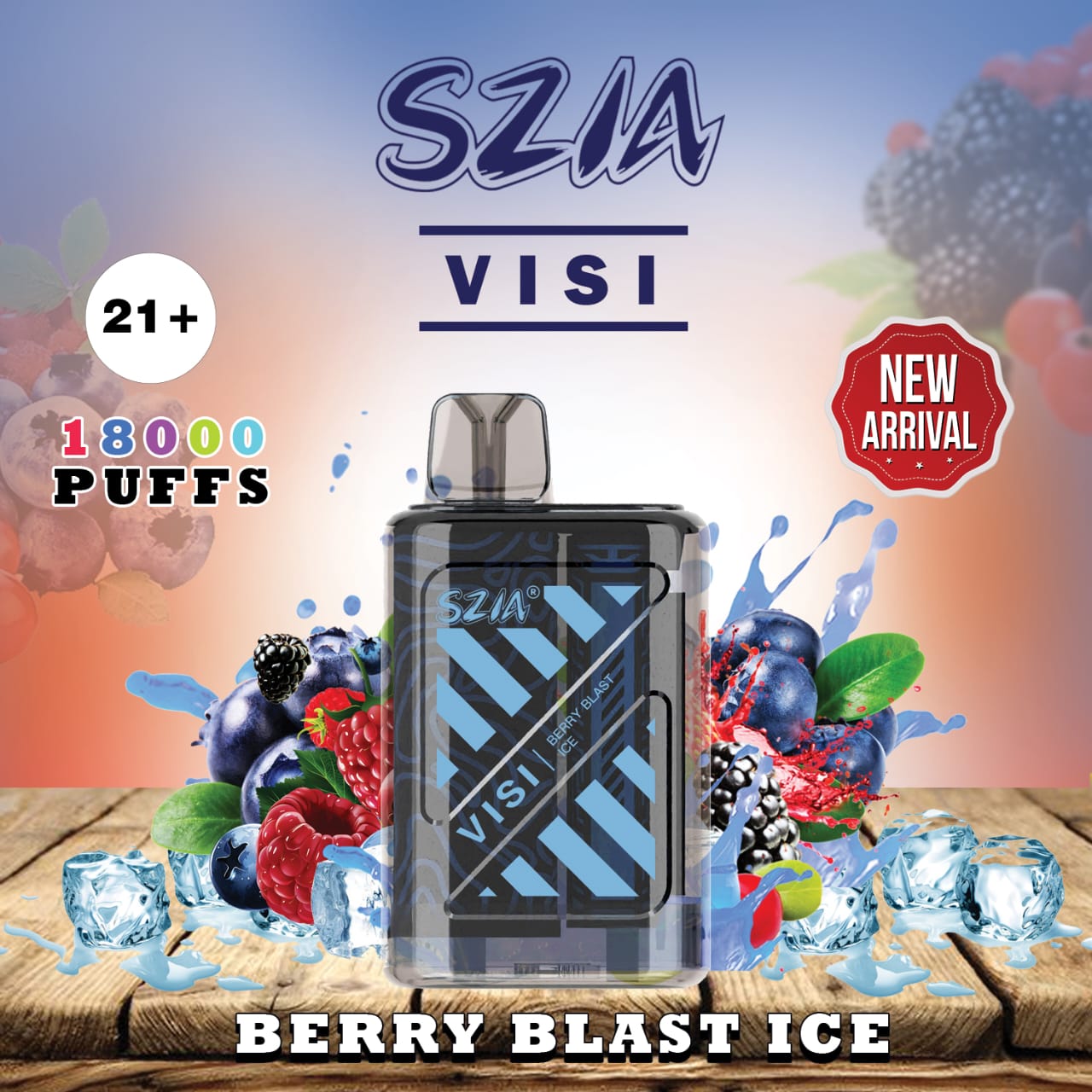 SZIA Visi 18000 Puffs Disposable Vape In all over UAE