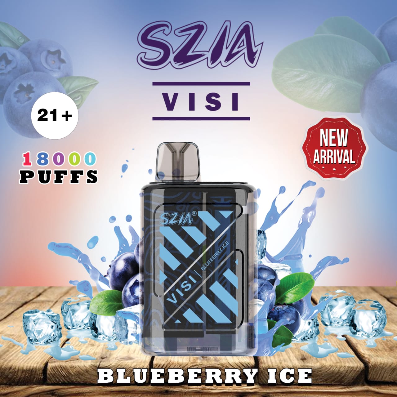 SZIA Visi 18000 Puffs Disposable Vape In all over UAE