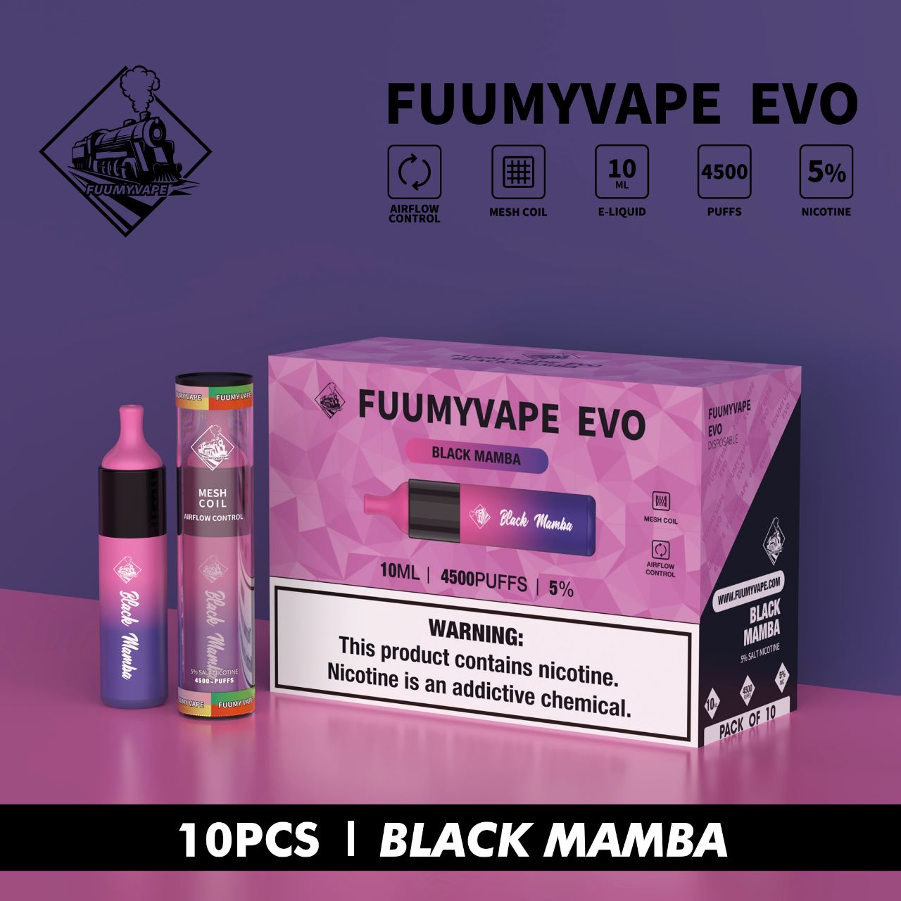 Fuumy Vape Evo Disposable 4500 Puffs