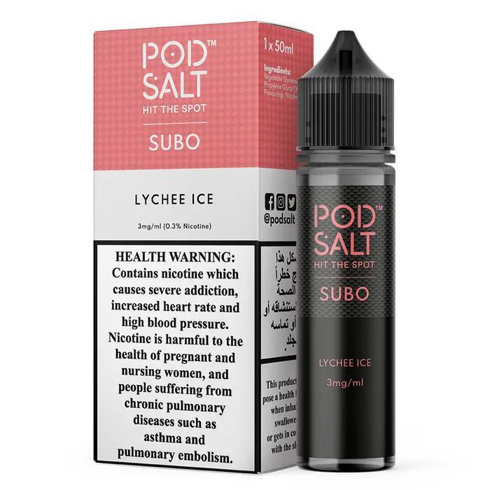 Pod Salt E-Liquid | Subo E-Juice 50ml 3mg