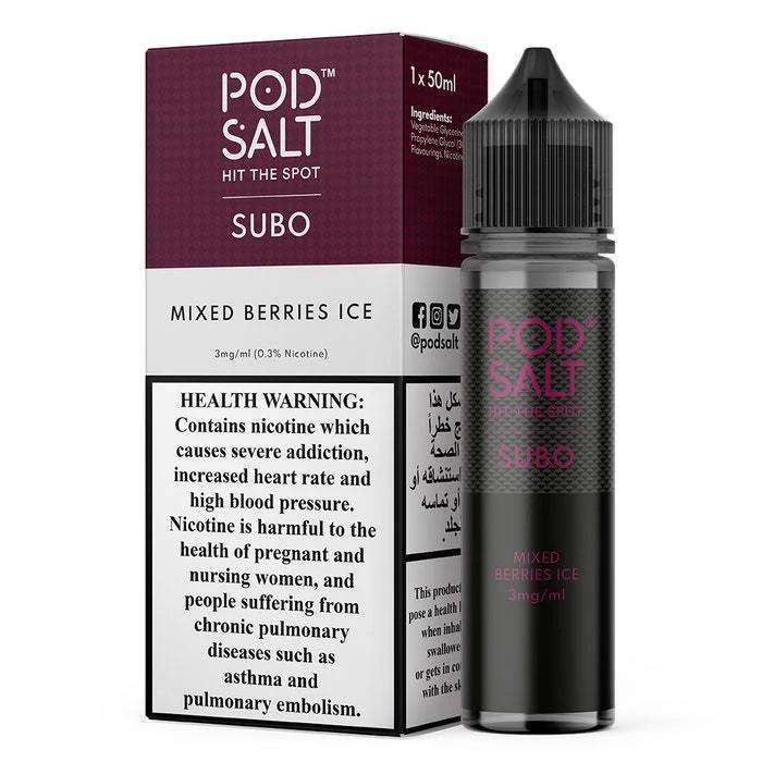 Pod Salt E-Liquid | Subo E-Juice 50ml 3mg