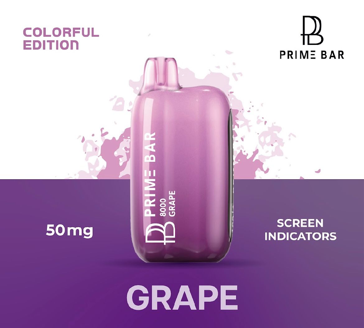 Prime Bar 8000 Puffs Disposable Vape in all over UAE