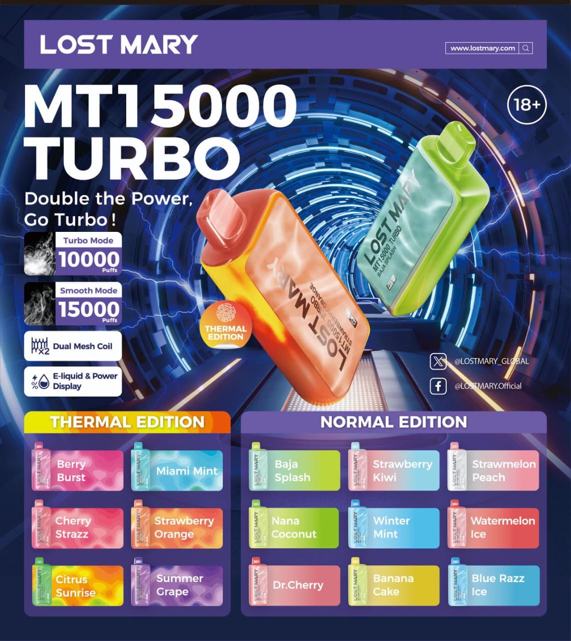 Lost Mary MT15000 Turbo Disposable Vape in UAE Dubai