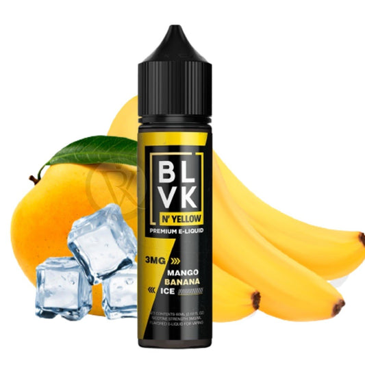 Mango Banana Ice by BLVK N Yellow Salt E-Liquid