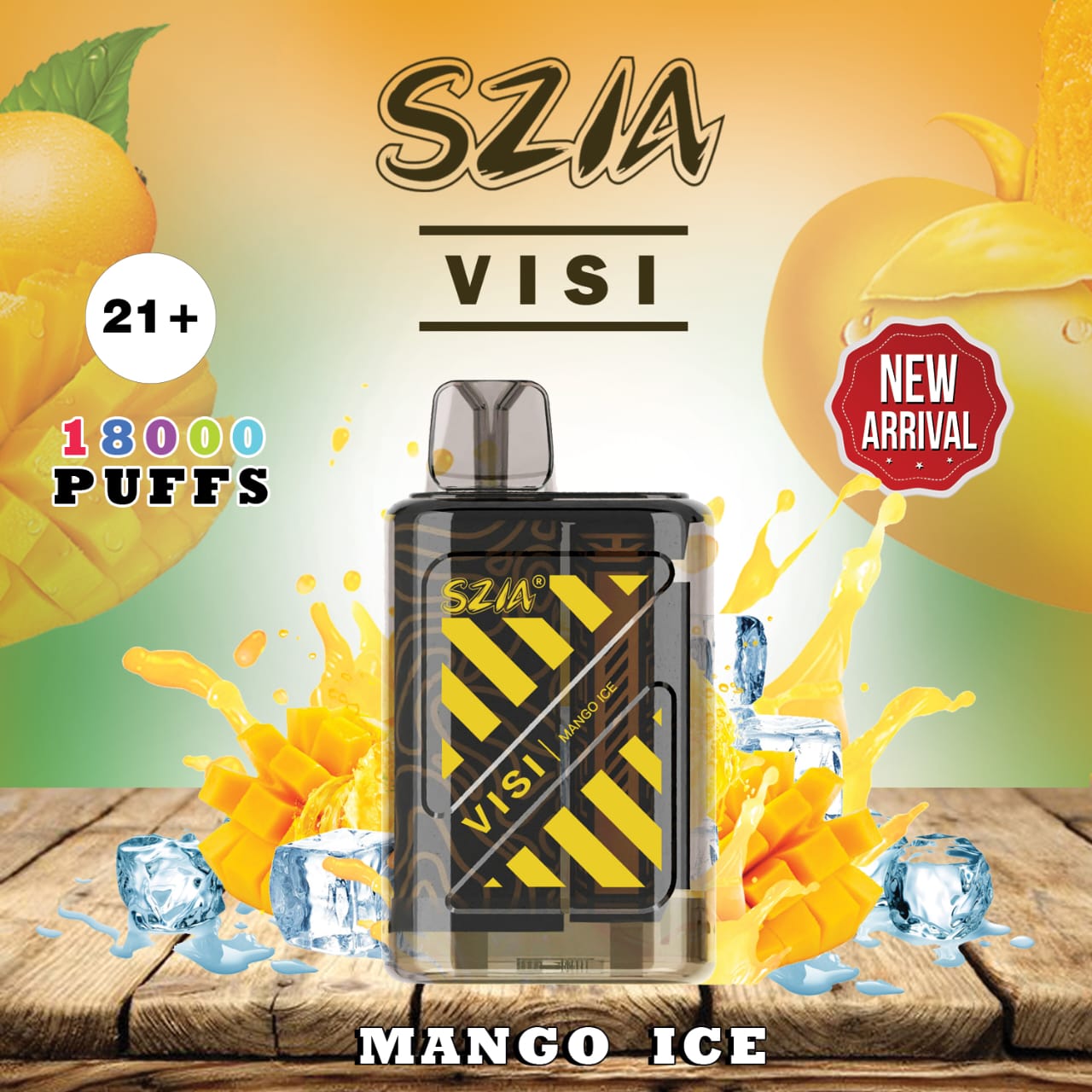 SZIA Visi 18000 Puffs Disposable Vape In all over UAE