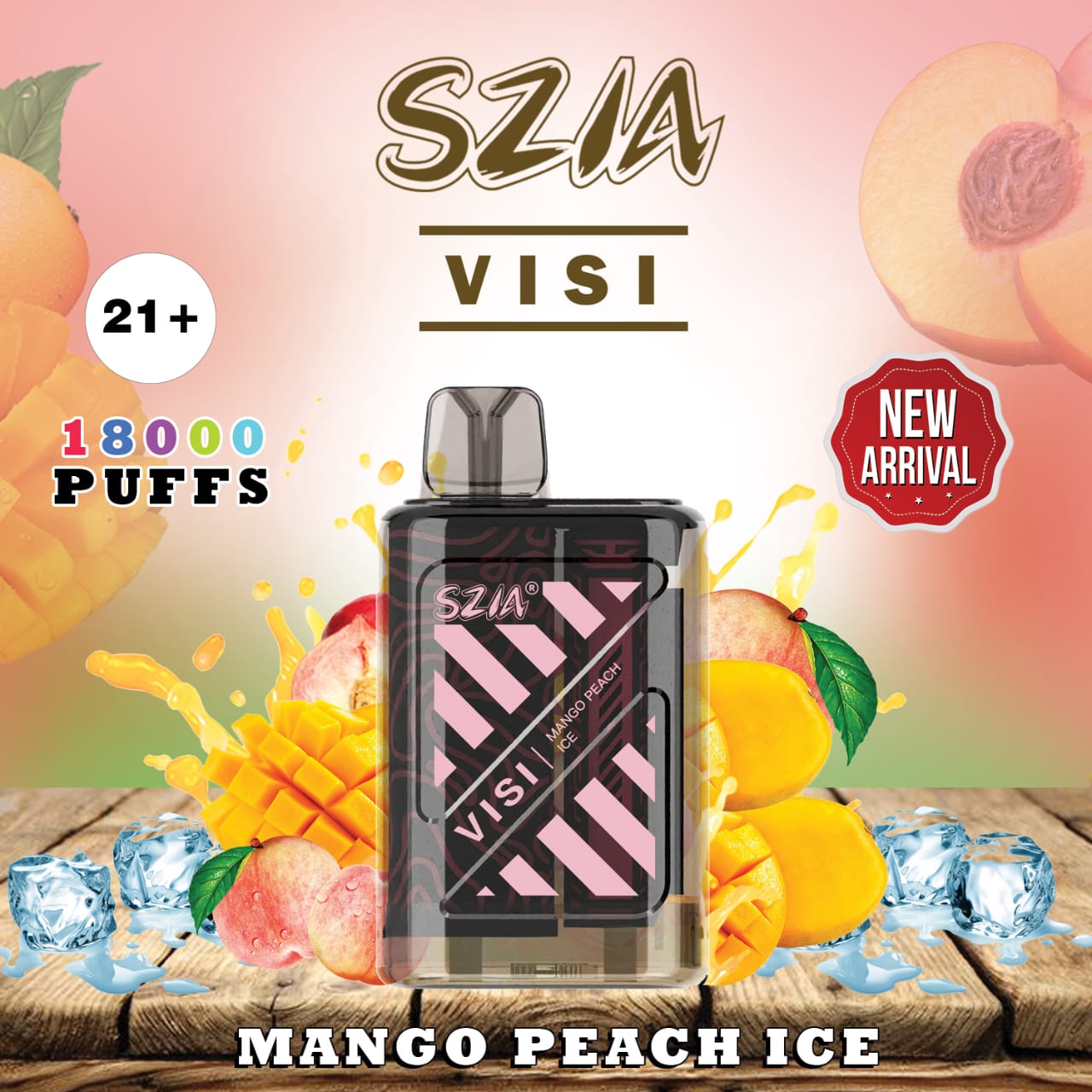 SZIA Visi 18000 Puffs Disposable Vape In all over UAE