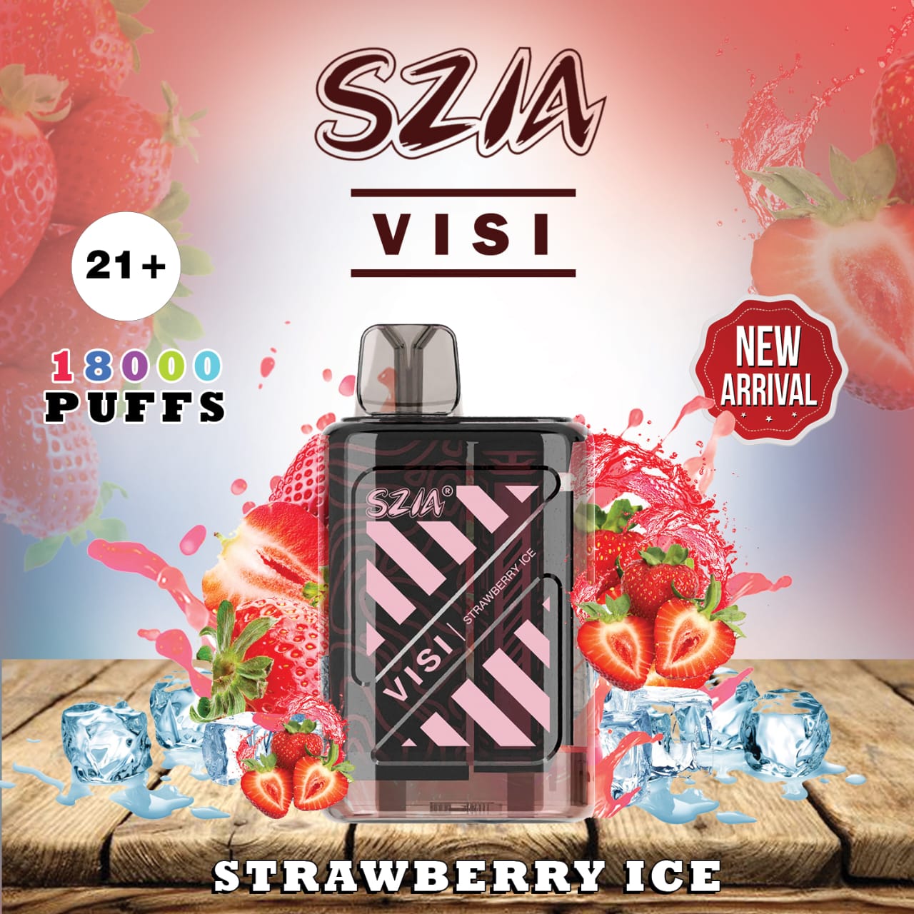 SZIA Visi 18000 Puffs Disposable Vape In all over UAE