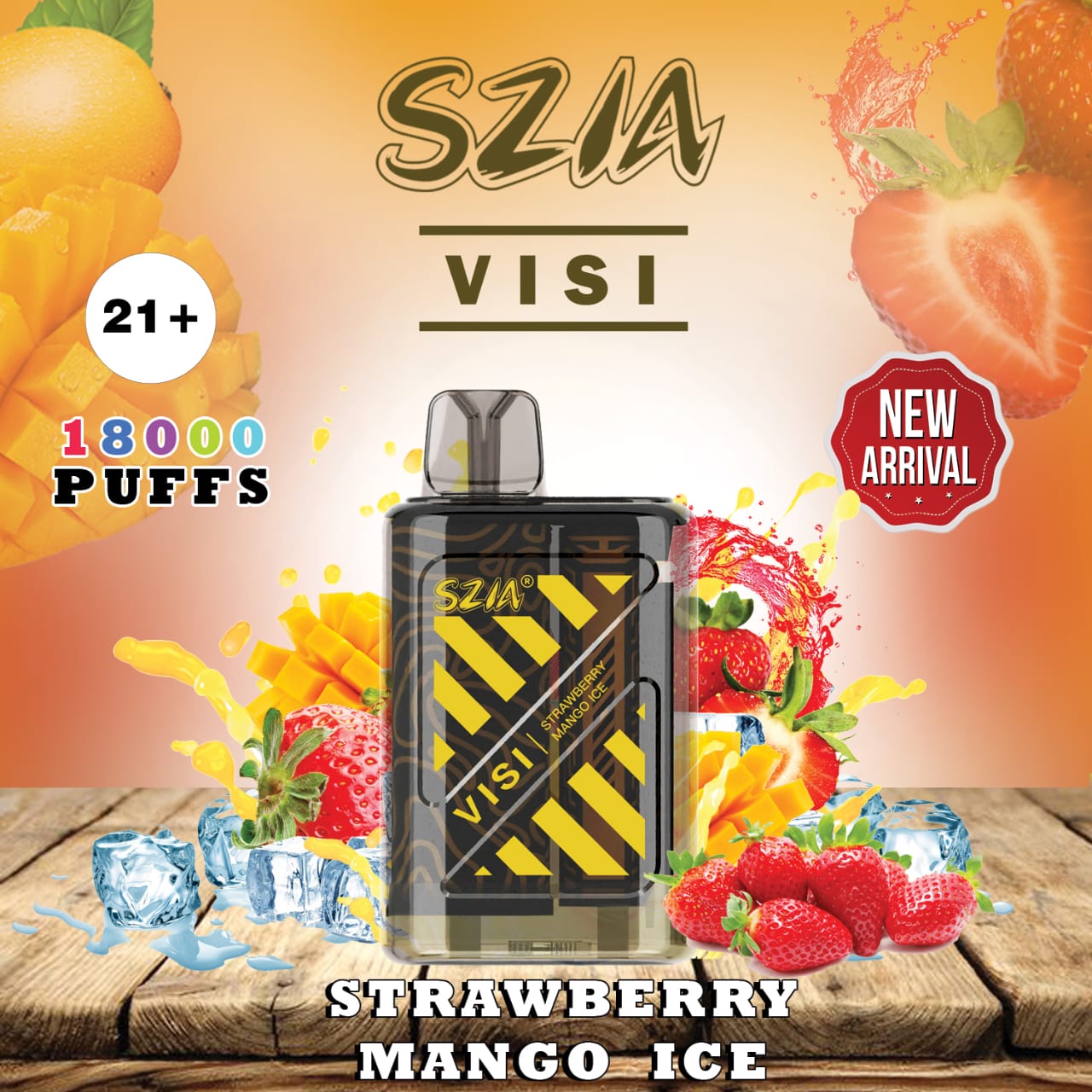 SZIA Visi 18000 Puffs Disposable Vape In all over UAE