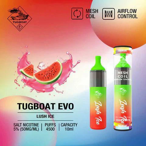 TUGBOAT Evo 4500 Puffs | Best DISPOSABLE VAPE IN UAE