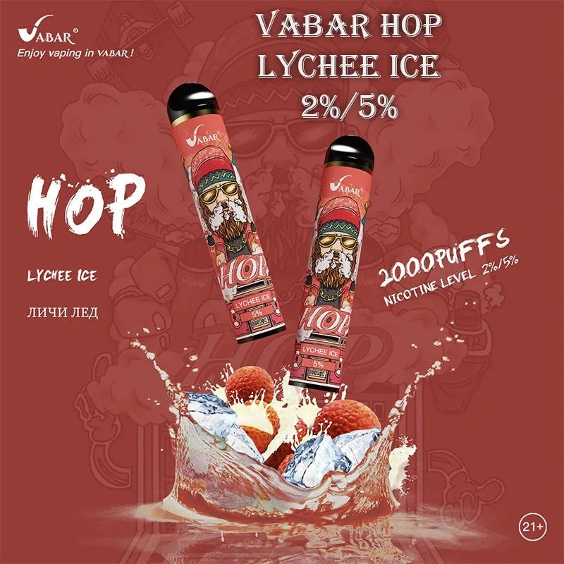 Vabar Hop 2000 Puffs Disposable Vape in UAE