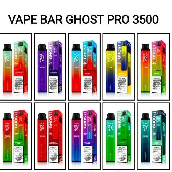 VAPE BAR GHOST PRO 3500 PUFFS DISPOSABLE VAPE