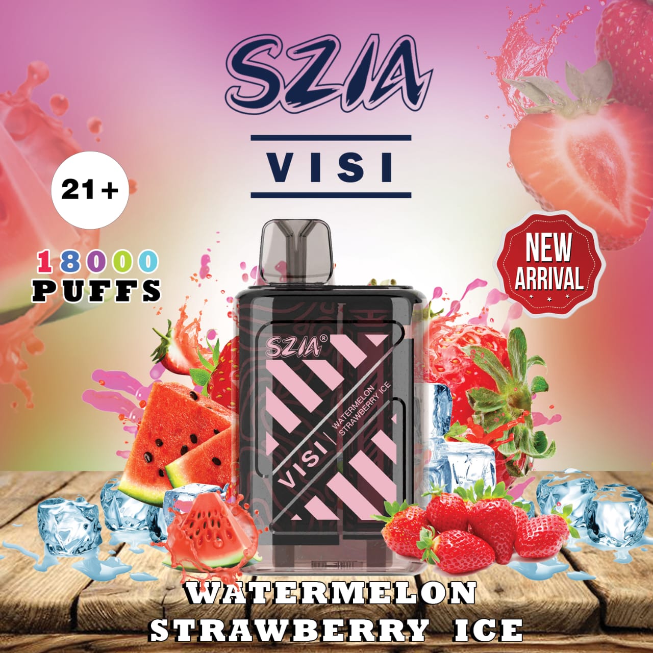 SZIA Visi 18000 Puffs Disposable Vape In all over UAE