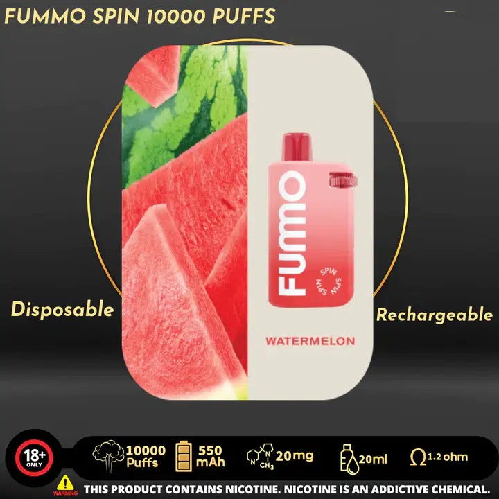 Fummo Spin 10000 Puffs Disposable Vape in UAE