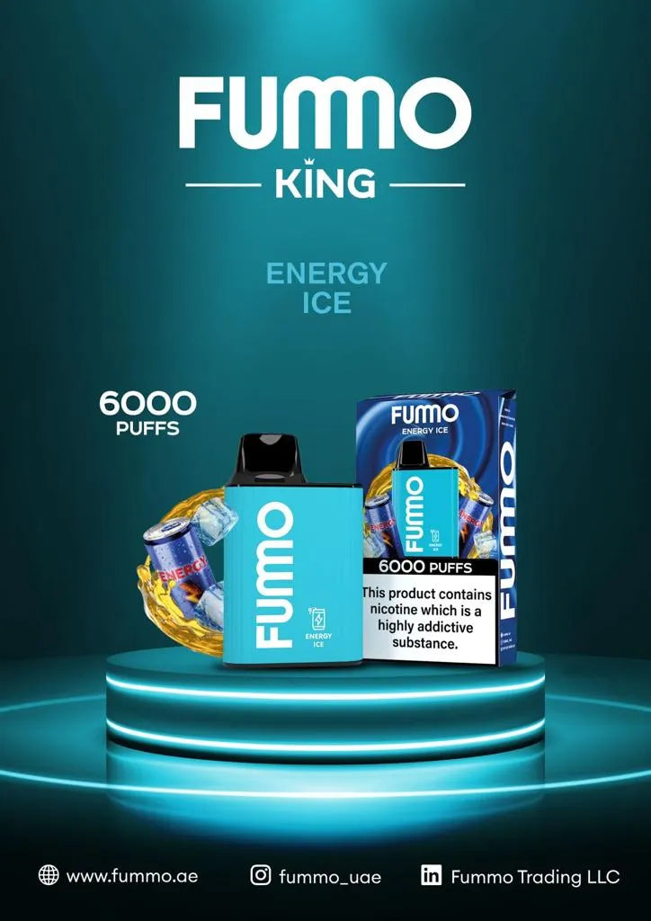 FUMMO KING 6000 PUFFS DISPOSABLE VAPE in UAE