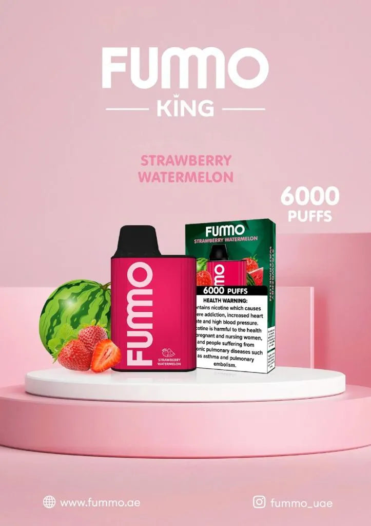 FUMMO KING 6000 PUFFS DISPOSABLE VAPE in UAE