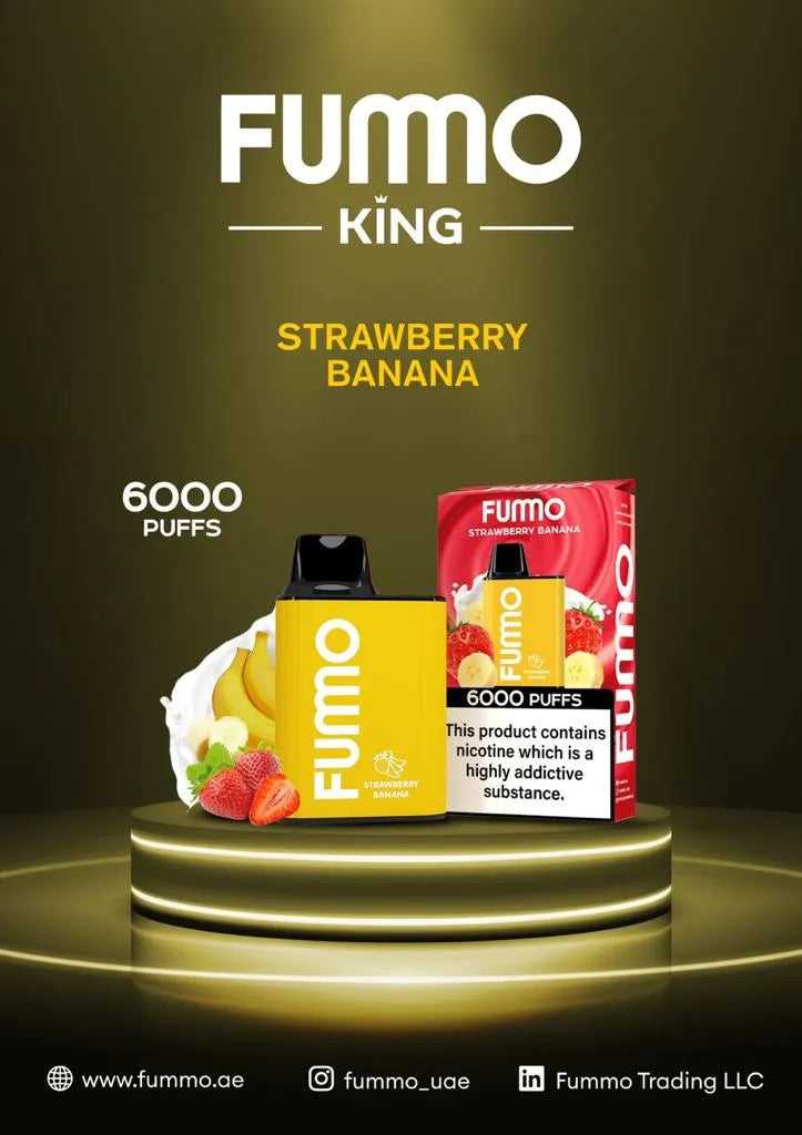 FUMMO KING 6000 PUFFS DISPOSABLE VAPE in UAE