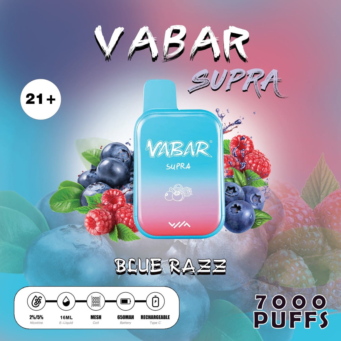 Vabar Supra 7000 Puffs Disposable Vape in UAE