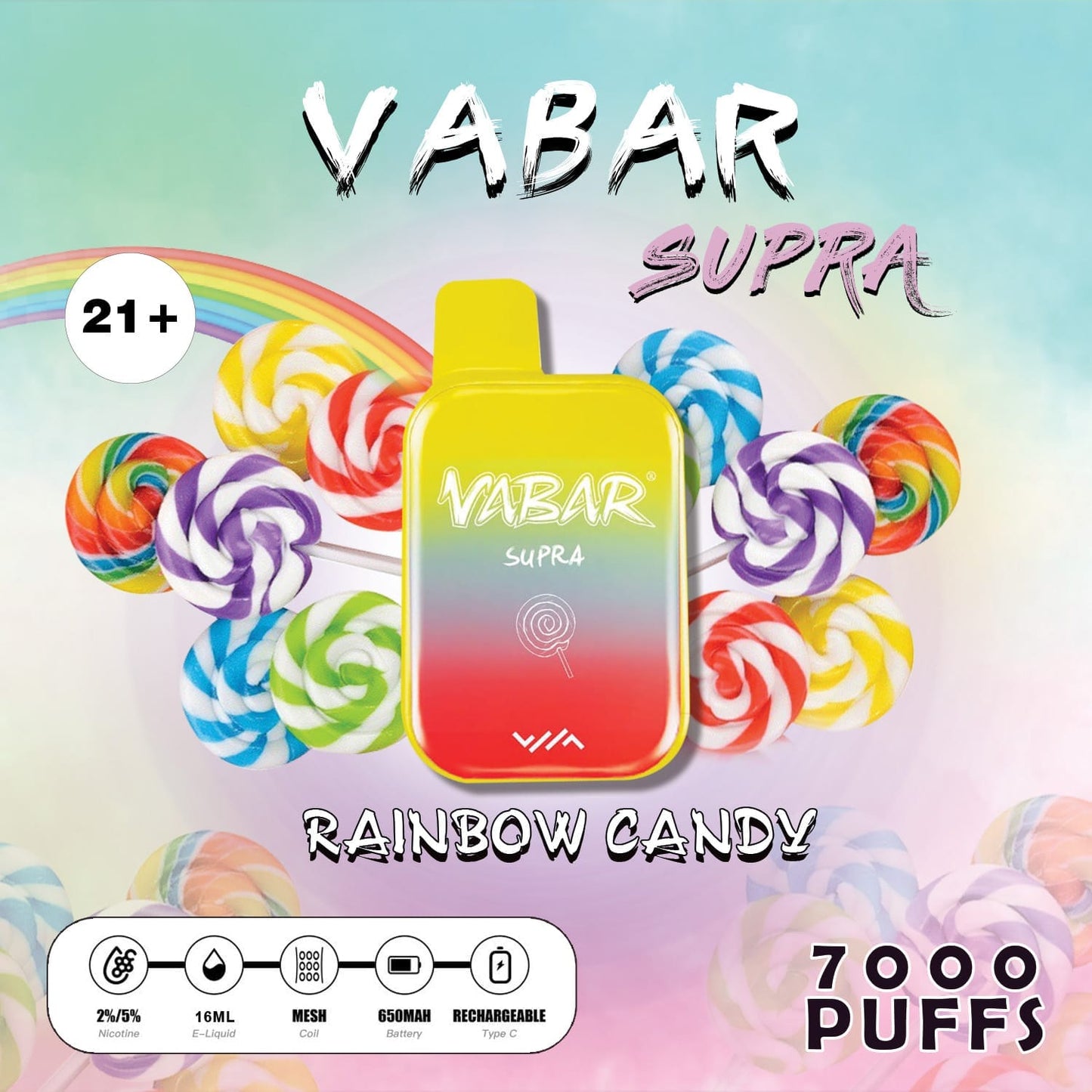 Vabar Supra 7000 Puffs Disposable Vape in UAE