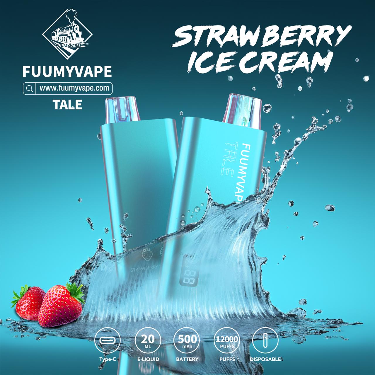 FUUMYVAPE TALE 12000 PUFFS RECHARGEABLE DISPOSABLE IN UAE