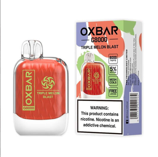 OXBAR G8000 Disposable Vape in UAE