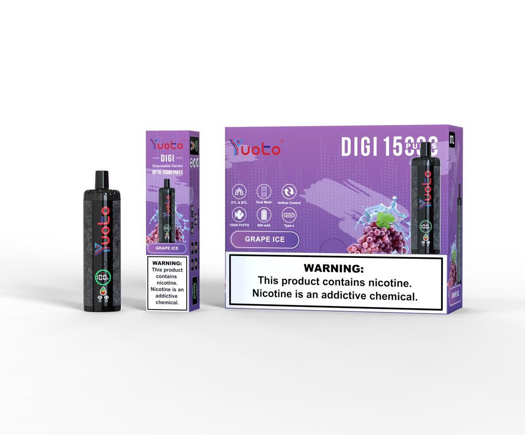 Yuoto DIGI 15000 Puffs Disposable Vape in UAE