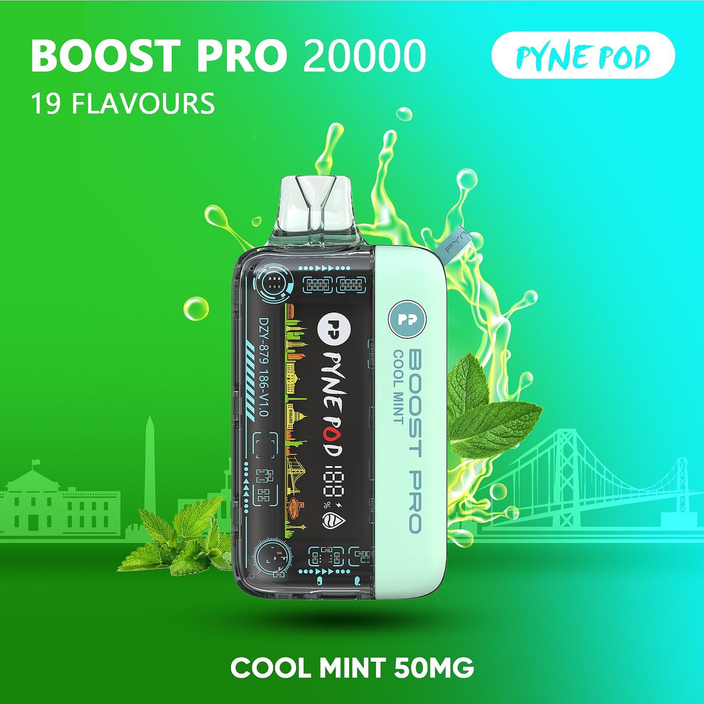 PYNE POD Boost Pro 20000 Puffs  Disposable Vape in UAE