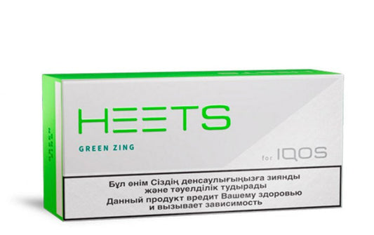 IQOS Heets Green Zing KAZAKAHSTAN