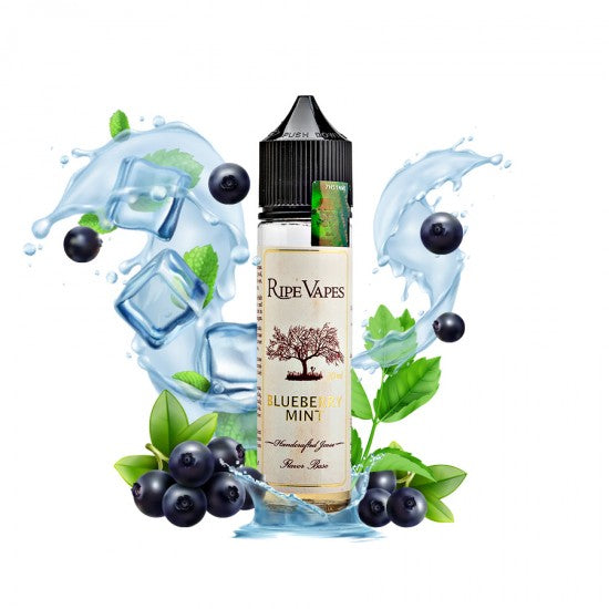 RIPE VAPES FLAVOR BASE - BLUEBERRY MINT 20ML TO 60ML