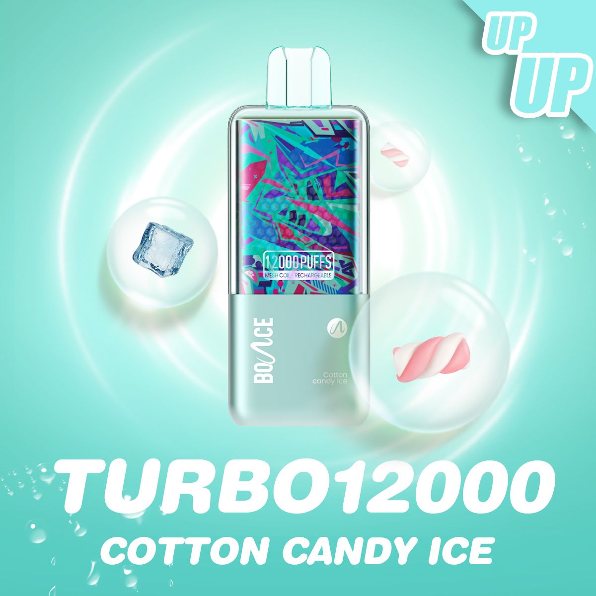 BOUNCE TURBO 12000 PUFFS DISPOSABLE VAPE in DUBAI