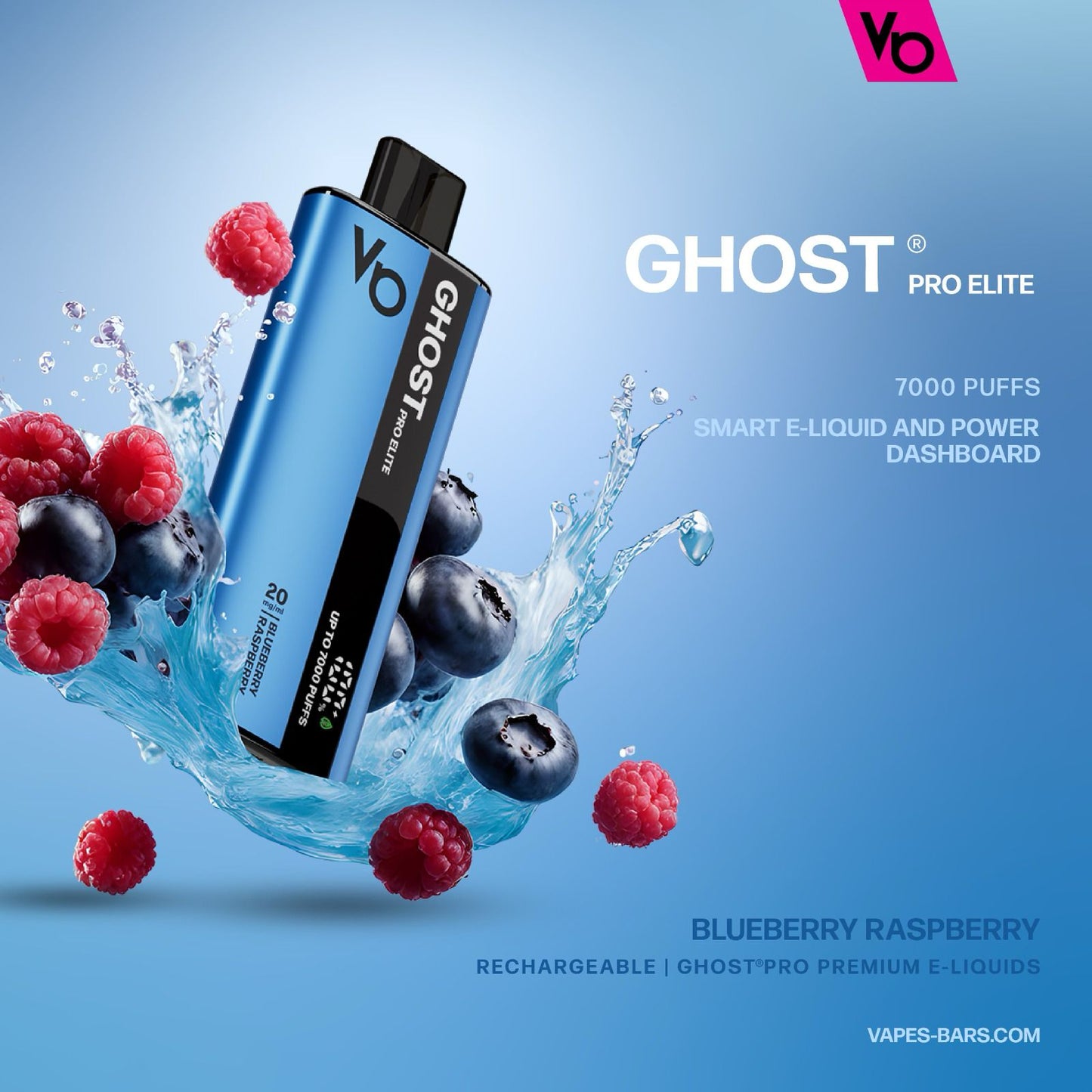 Vapes Bars Ghost Pro Elite 7000 Puffs Disposable Vape in UAE