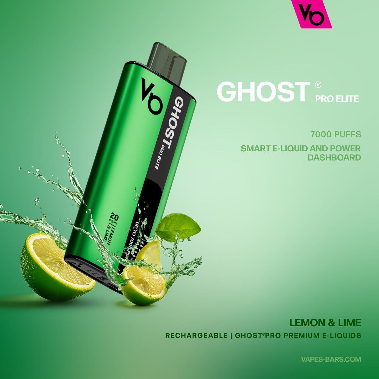 Vapes Bars Ghost Pro Elite 7000 Puffs Disposable Vape in UAE