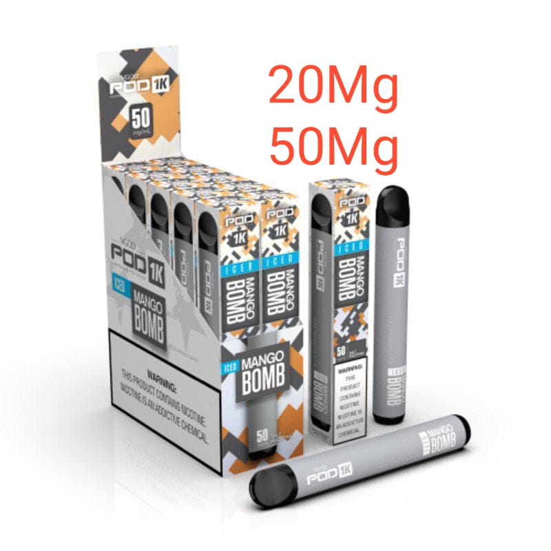 Vgod Pod 1k 1500 Puffs Disposable Vape In UAE