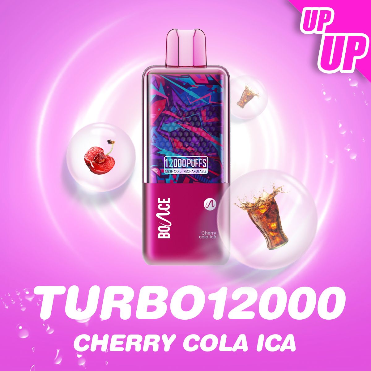 BOUNCE TURBO 12000 PUFFS DISPOSABLE VAPE in DUBAI