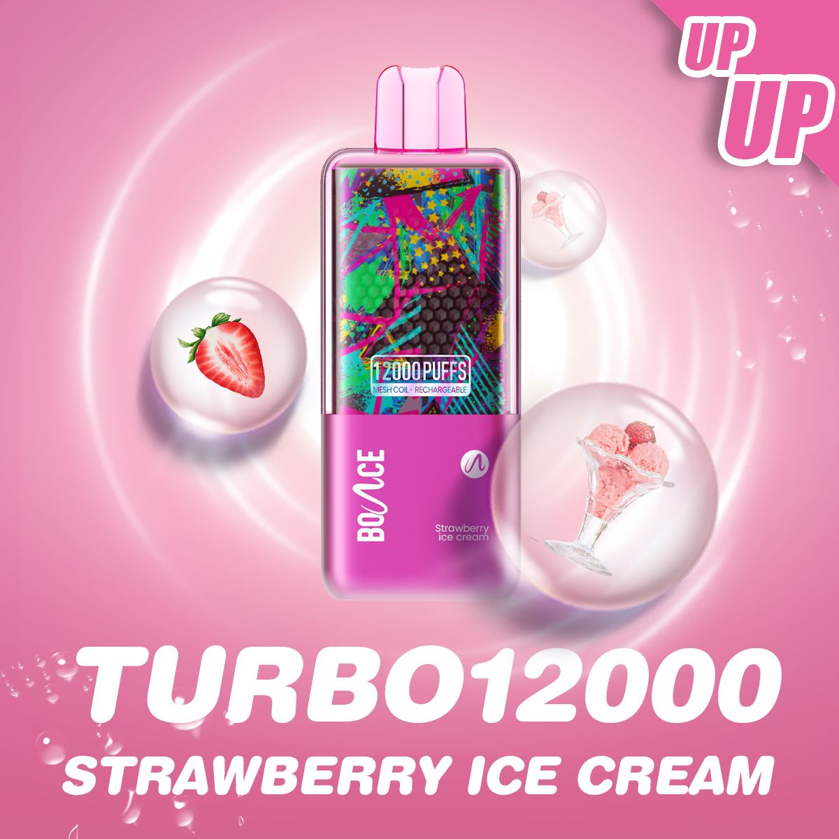 BOUNCE TURBO 12000 PUFFS DISPOSABLE VAPE in DUBAI