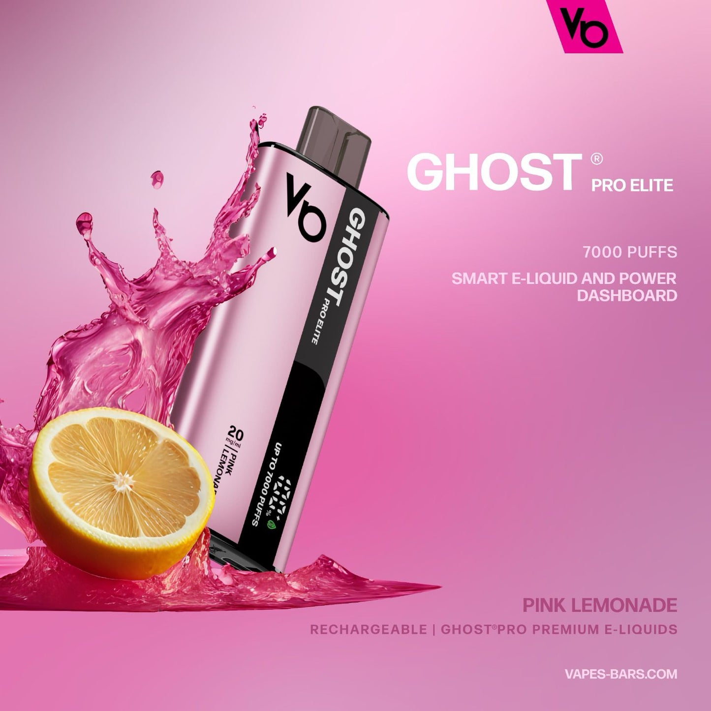 Vapes Bars Ghost Pro Elite 7000 Puffs Disposable Vape in UAE