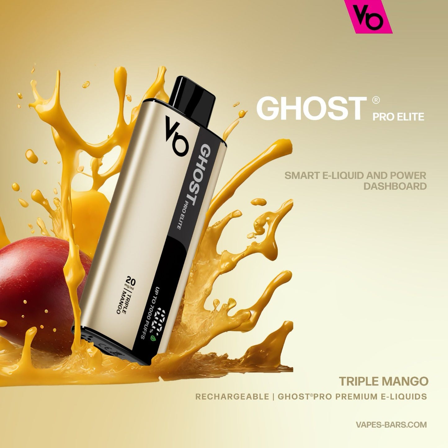 Vapes Bars Ghost Pro Elite 7000 Puffs Disposable Vape in UAE